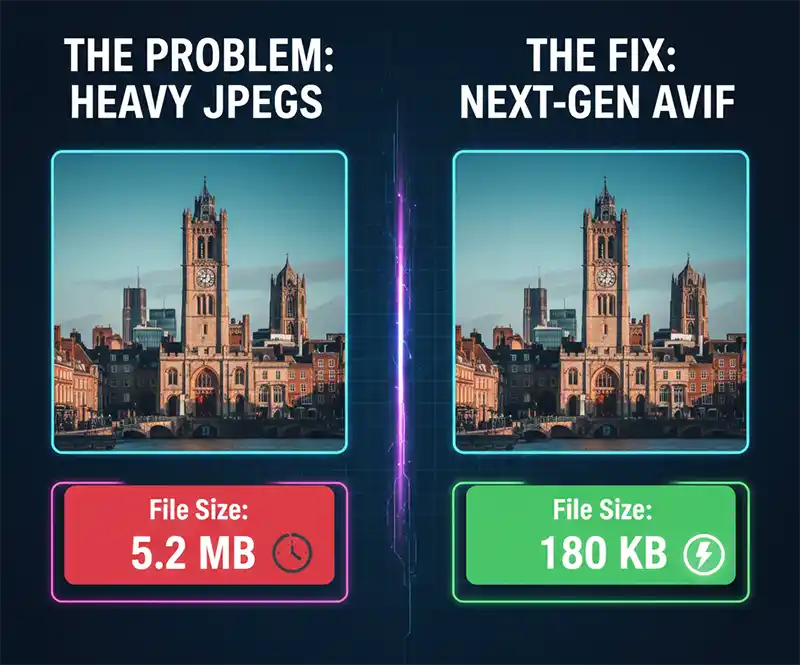 Unoptimised 'Legacy' Images