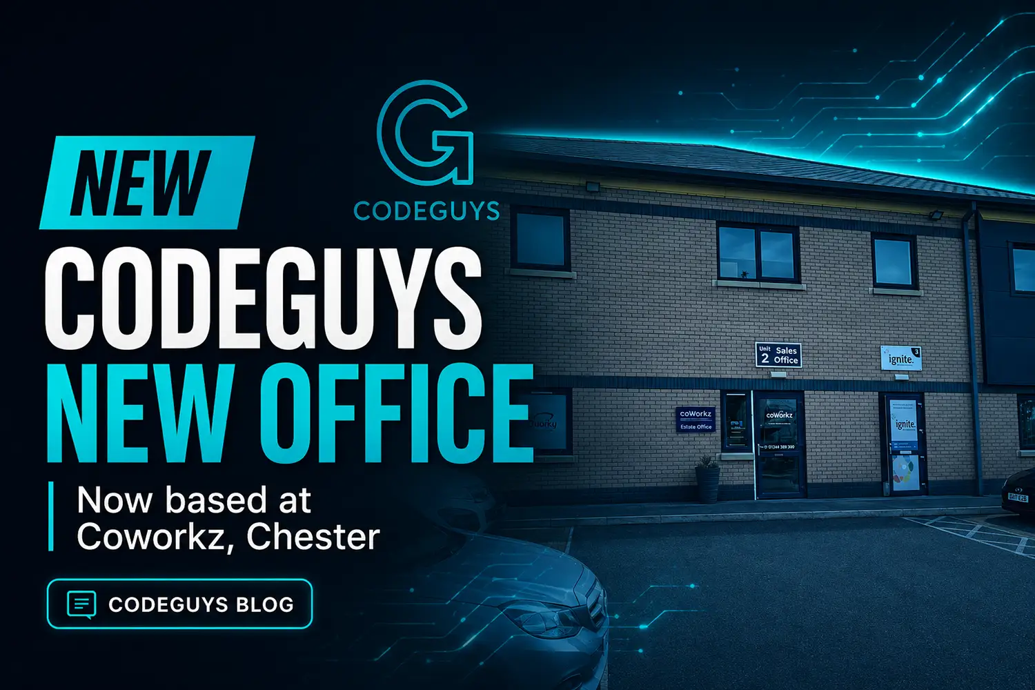 Codeguys Settles Into New Chester Office at Coworkz