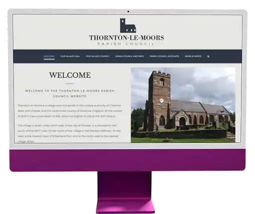 Parish Council close to Frodsham WordPress website